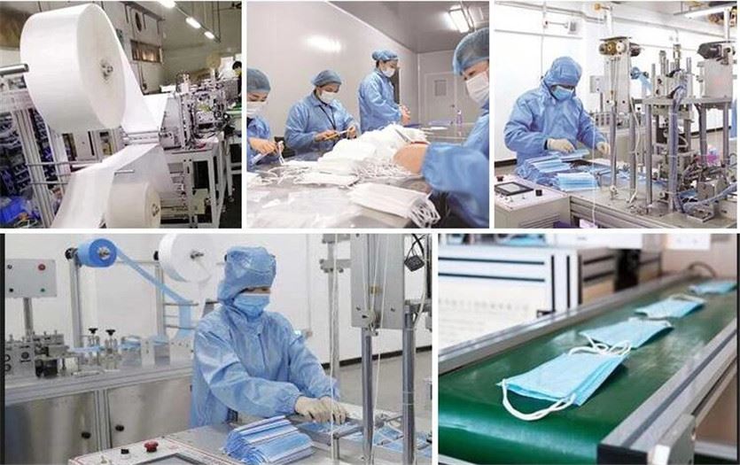 Disposable medical mask production line medical equipment mask machine (7)