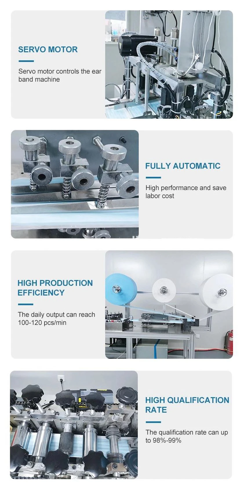 Disposable medical mask production line medical equipment mask machine (13)
