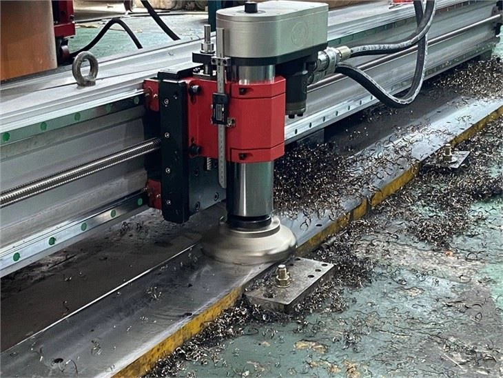 LMA3000 Portable Linear Mills in Situ Machining Motor Pads Heat Exchangers Turbine Split Lines